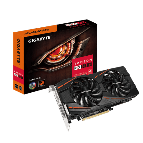 VGA Gigabyte Radeon™ RX 580 Gaming 4GB GDDR5 256Bit _RX580GAMING-4GD _817S